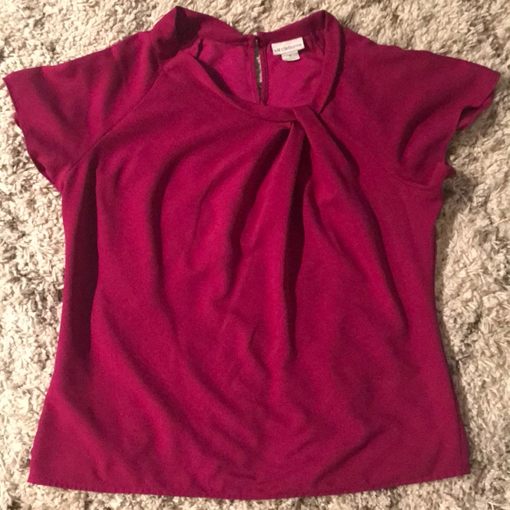 Short sleeved Liz Claiborne blouse